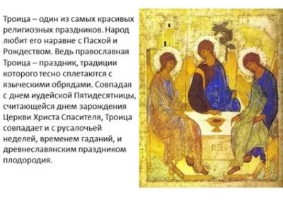 Когда будет православный праздник Троица