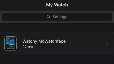 Как поменять Apple Watch имя