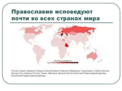 Какие страны в мире православные