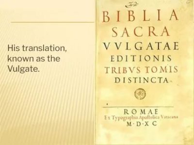 Кто перевел Библию на латинский язык