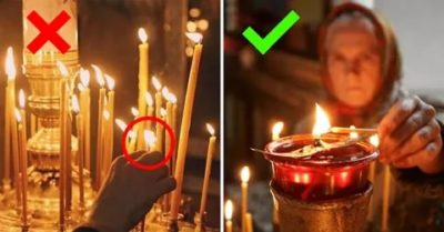 Как ставить свечки в храме