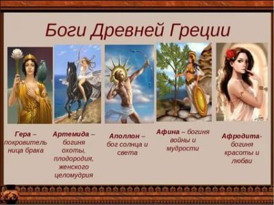 Какие есть греческие богини